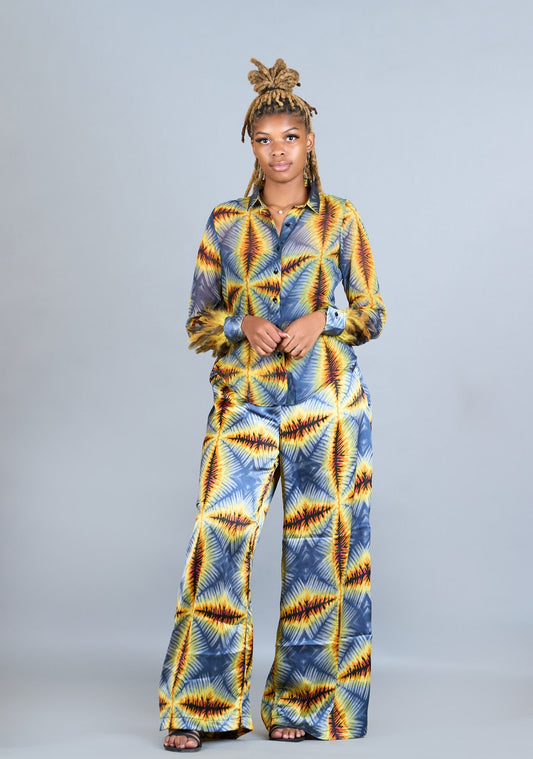 Tosin Long Sleeve Trouser Set